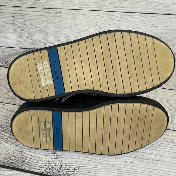 DIESEL Man's D-Cage Mid Hiker Boots Contrast Shoelaces Grunge Size 39 - Picture 8 of 16